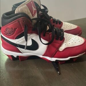 Nike Kids Red and Black Sneakers